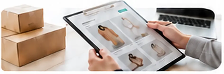 상품 소싱 자료를 확인하는 장면